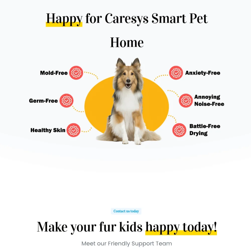 Caresys Smart Pet Dryer in White